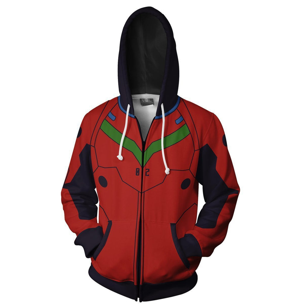 Anime Hoddies 3D Printed Eva Series Anime Cosplay Casual Sweatshirt Hoodie