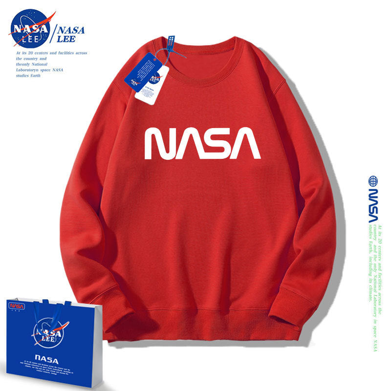 Nasa Children Hoodie Nasa Joint Name Children'S Round Neck Sweater Spring And Autumn Loose
