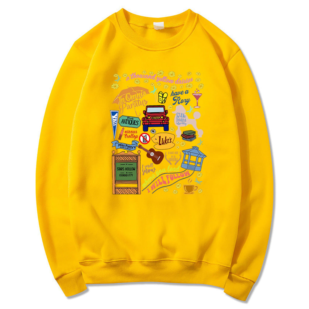 Girls Sweatshirt Stars Hollow Hoodie