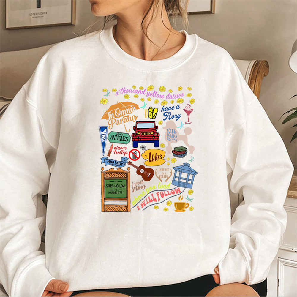 Girls Sweatshirt Stars Hollow Hoodie