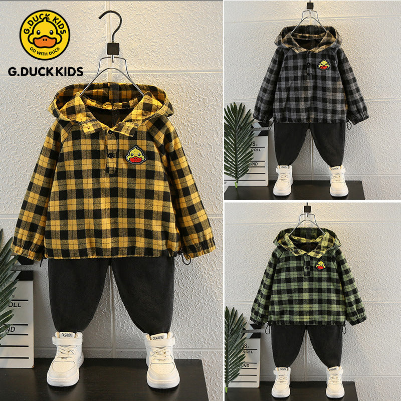 Toddler Boys Jackets Clothes Boy Handsome Hoodie Loose Casual Long Sleeves