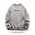 Men Pullover Hoodie Spring Cotton round Neck Sweater Men's Loose All-Matching