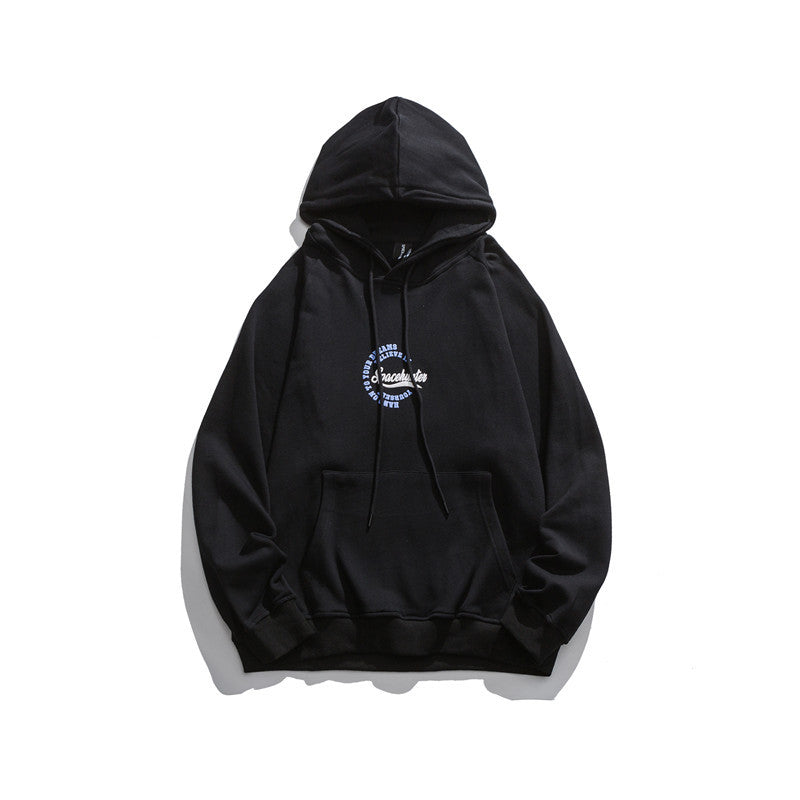 Mens Graphic Hoodies Men's Autumn Clothes Letters Printed Hoodie
