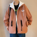 MEN'S Hoodie Fake Two-Piece Mid-Length