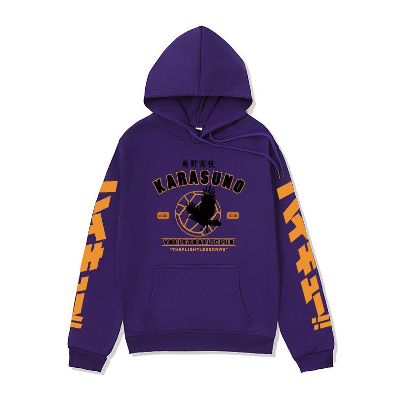 Anime Hoddies Volleyball Junior Series Sweater Spring and Autumn Street Fashion Hoodie Coat