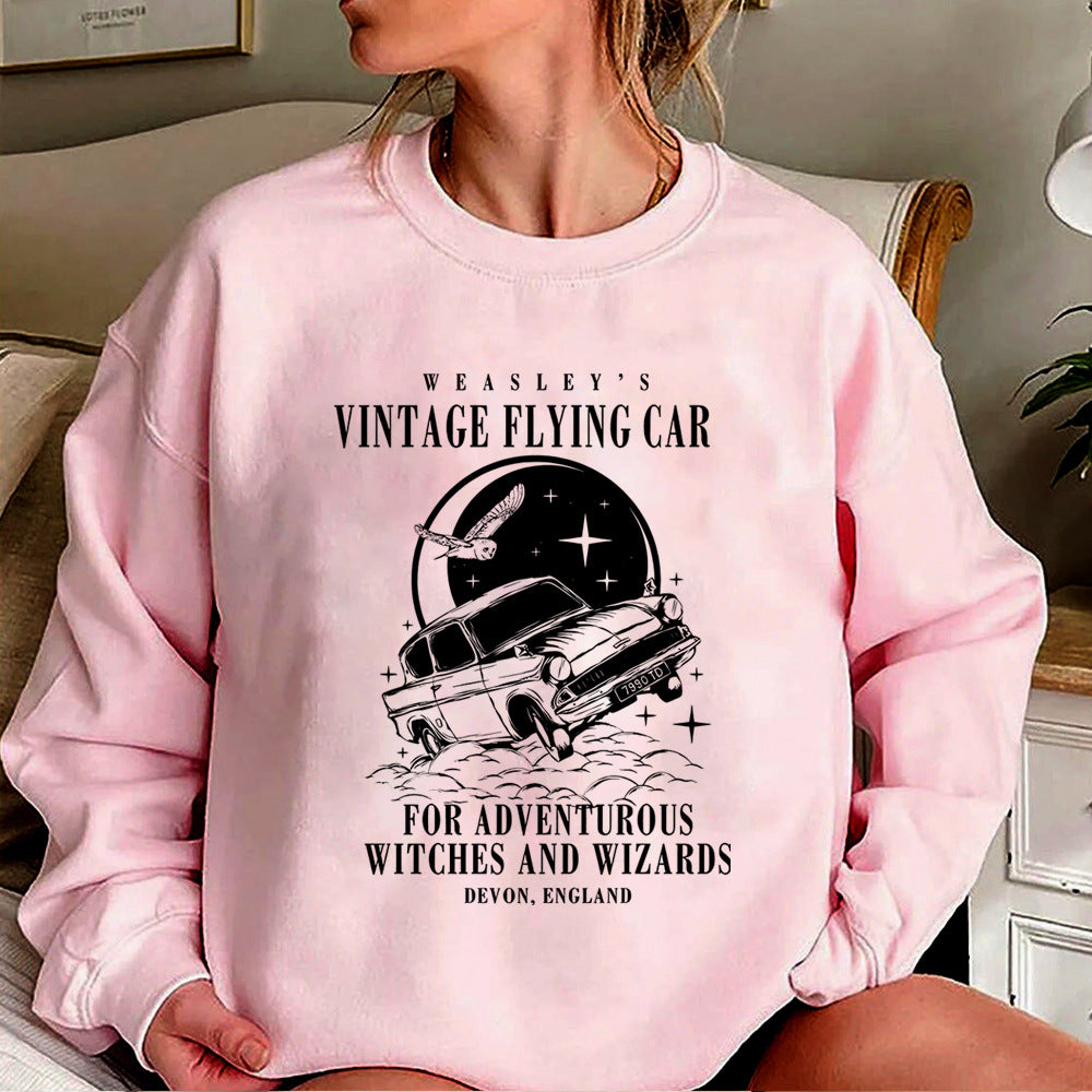 Flying Cars Crewneck Sweatshirt Hoodie