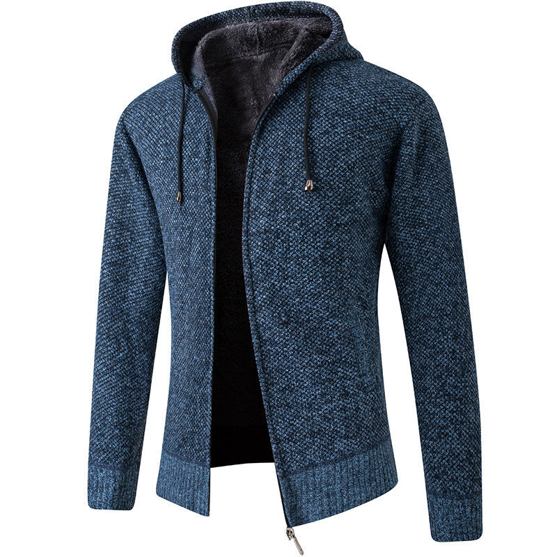 Baja Hoodie Thick Loose Casual Sweater Cardigan