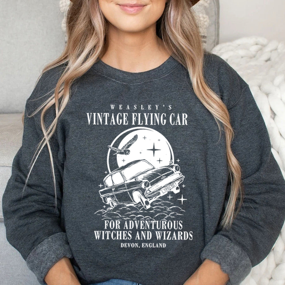 Flying Cars Crewneck Sweatshirt Hoodie