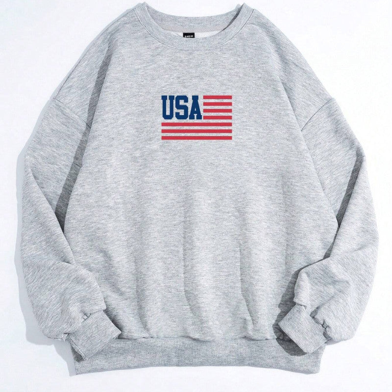 Women's Y2K Slim Round Neck Pullover  Hoodie