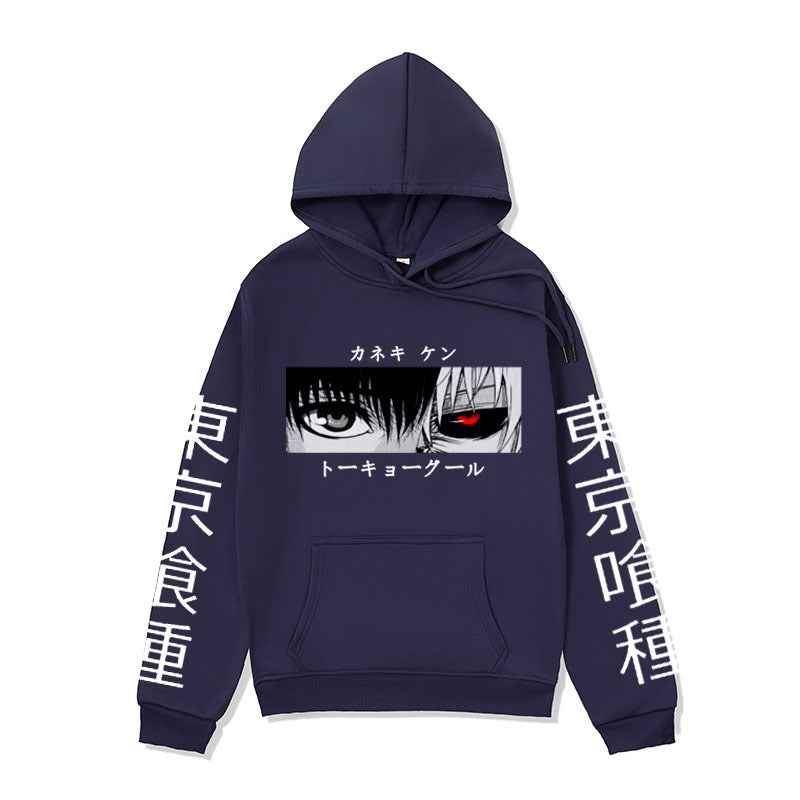 Anime Hoddies Food Series Sweater Velvet Padded plus Size Hoodie