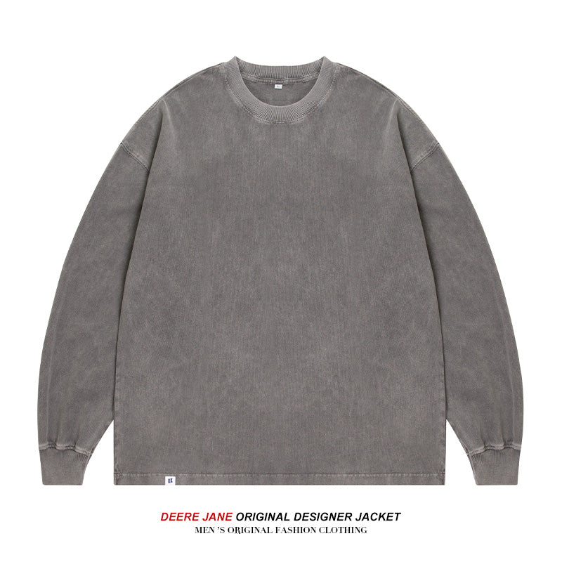 Men Pullover Hoodie Spring Sweater Men's Loose All-Match Simple Leisure
