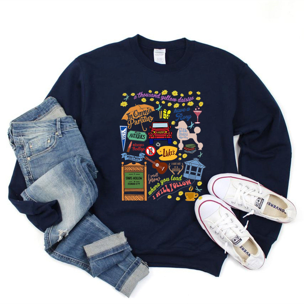 Girls Sweatshirt Stars Hollow Hoodie
