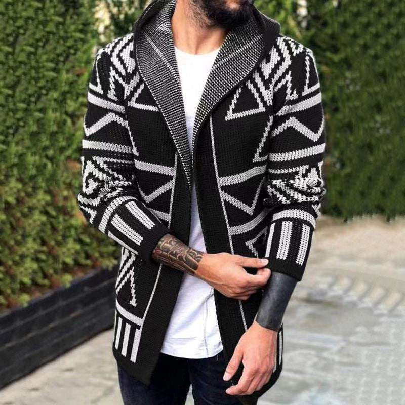 Baja Hoodie Jacquard Sweater Coat