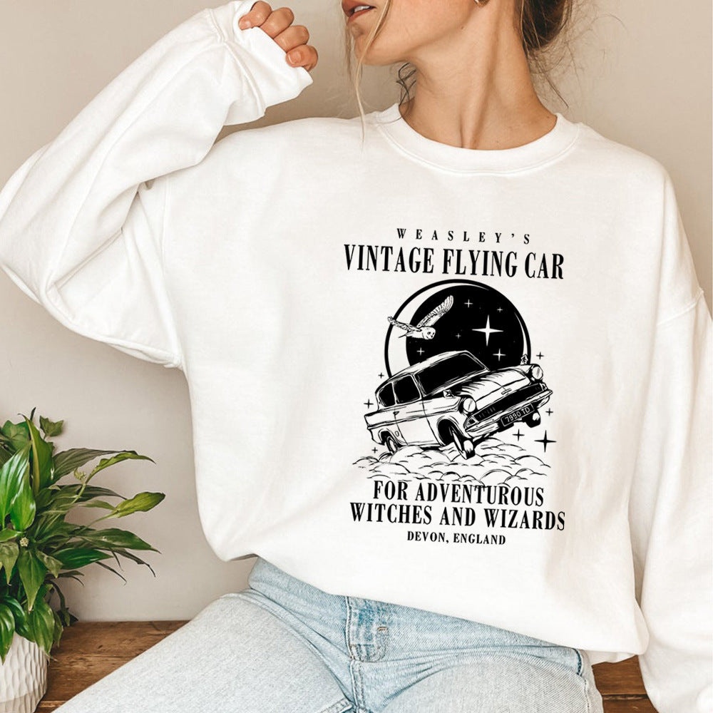 Flying Cars Crewneck Sweatshirt Hoodie