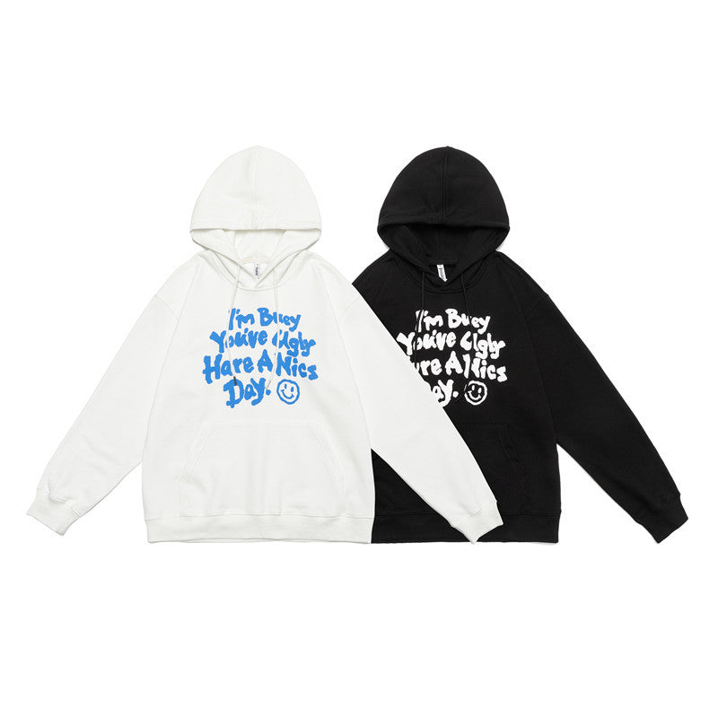 Men's Graphic Hoodies Men's Autumn Hooded Sweater Men's and Women's Casual