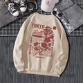 Sakura Printing Spring Casual Hoodies