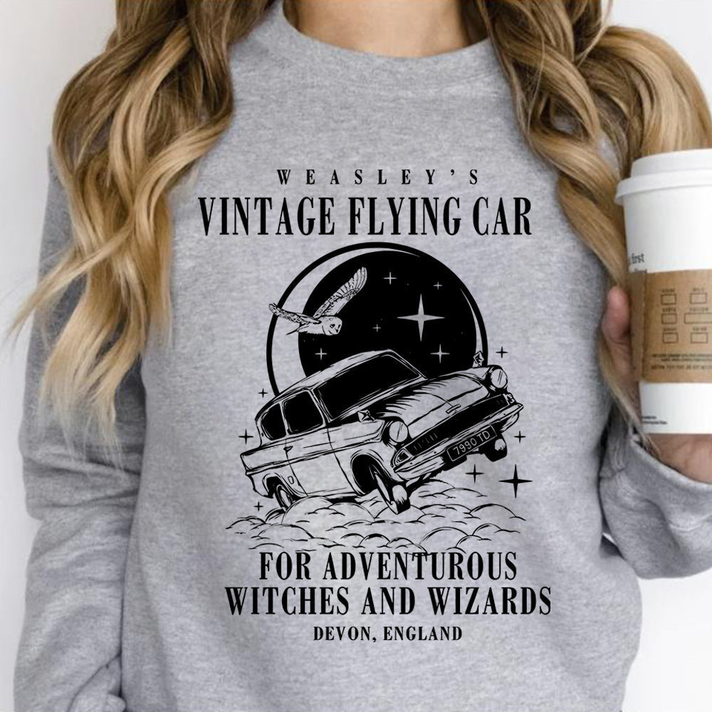 Flying Cars Crewneck Sweatshirt Hoodie