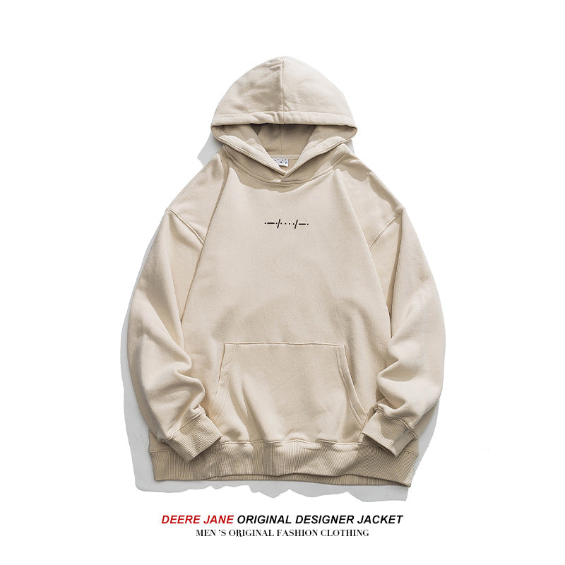 Men Pullover Hoodie Spring Sweater Men's Loose Casual Casual Student Coat