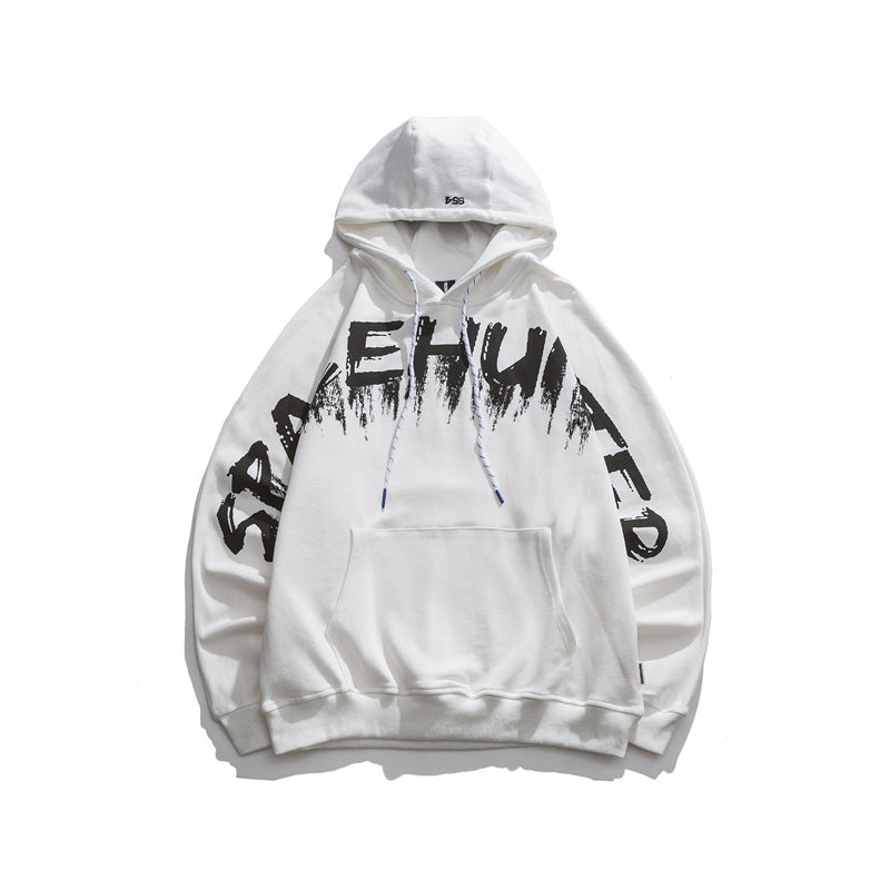 Men's Graphic Hoodies Men's Autumn Casual Big Letter Print Pullover Men's Clothing