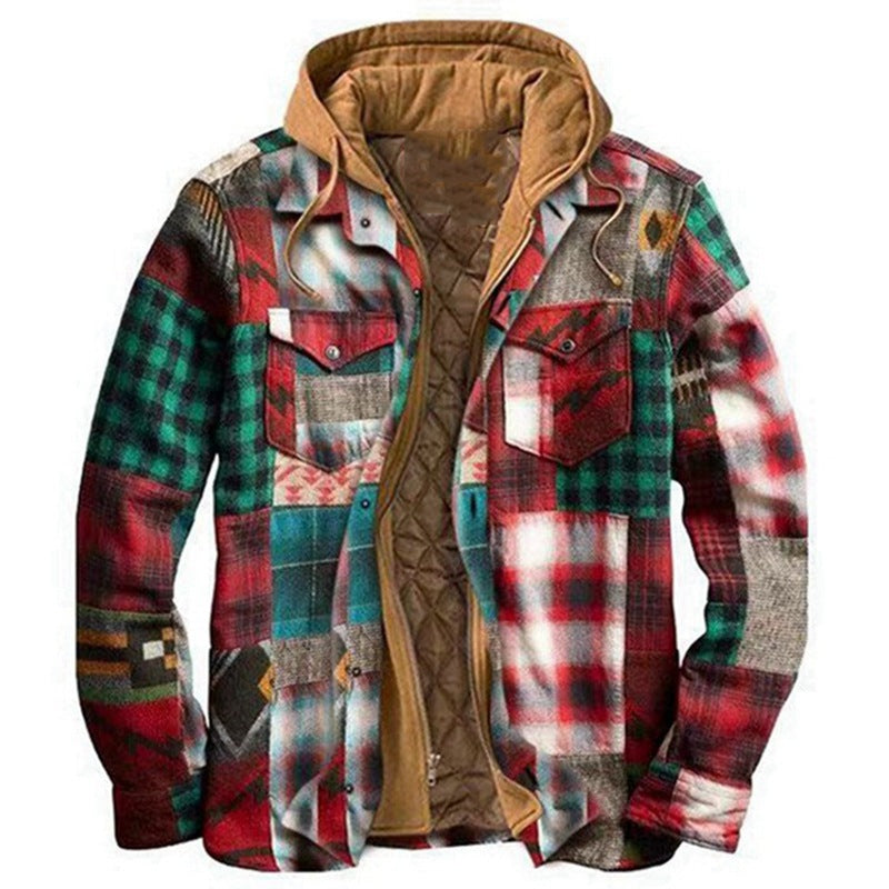 Baja Hoodie Padded Coat Printed Hooded