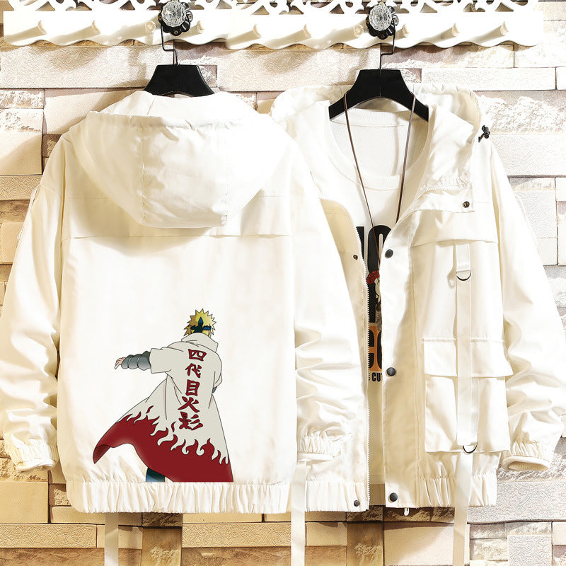 Men's Hoodie Loose Print Coat