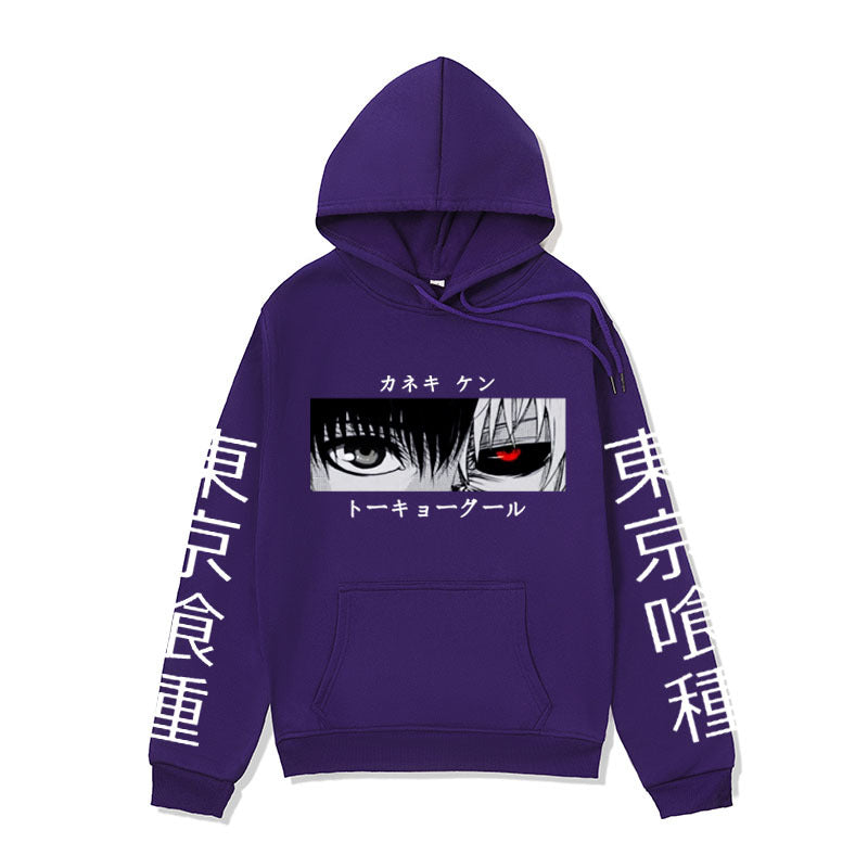 Anime Hoddies Food Series Sweater Velvet Padded plus Size Hoodie