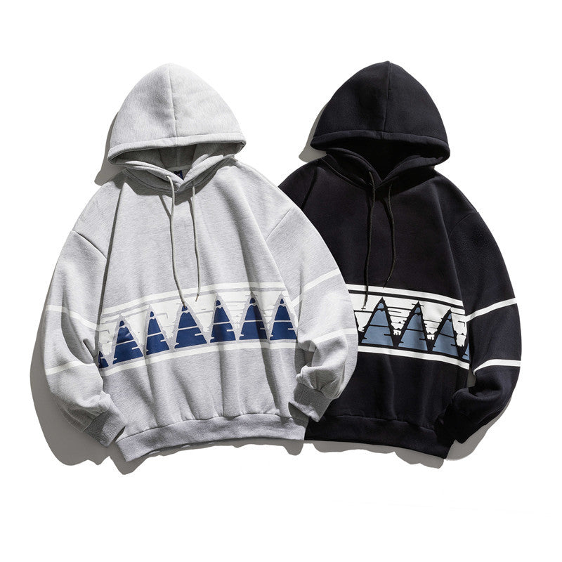 Men's Graphic Hoodies Men's Hooded Sweater Loose Casual