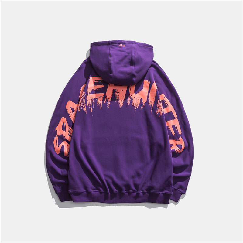 Men's Graphic Hoodies Men's Autumn Casual Big Letter Print Pullover Men's Clothing