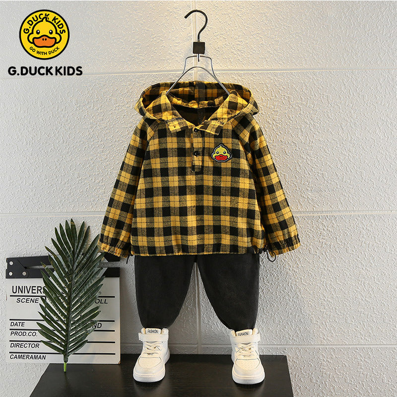 Toddler Boys Jackets Clothes Boy Handsome Hoodie Loose Casual Long Sleeves