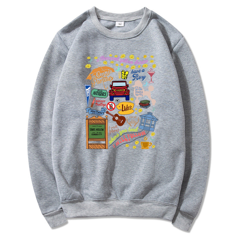 Girls Sweatshirt Stars Hollow Hoodie