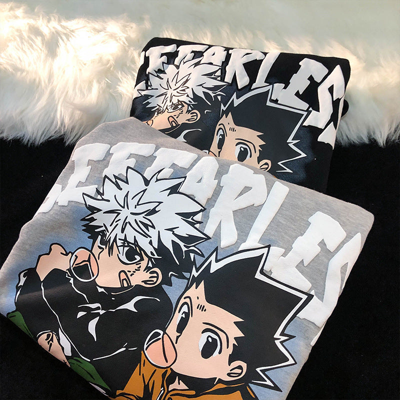 Anime Hoddies Full Time Hunter Couple Autumn and Winter Hoodie
