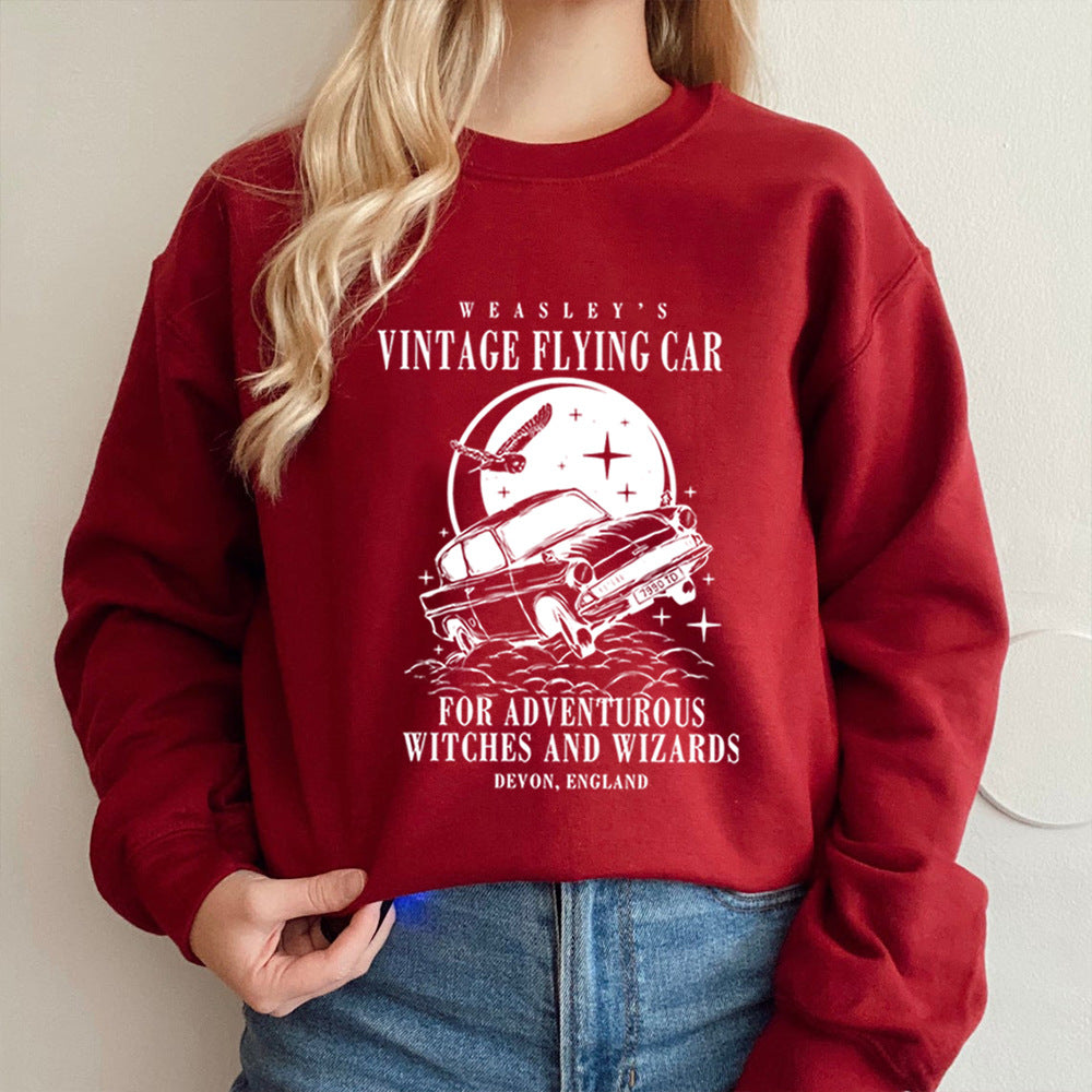 Flying Cars Crewneck Sweatshirt Hoodie