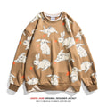 Men Pullover Hoodie Sweater Men's Spring Loose Trendy All-Match Couple