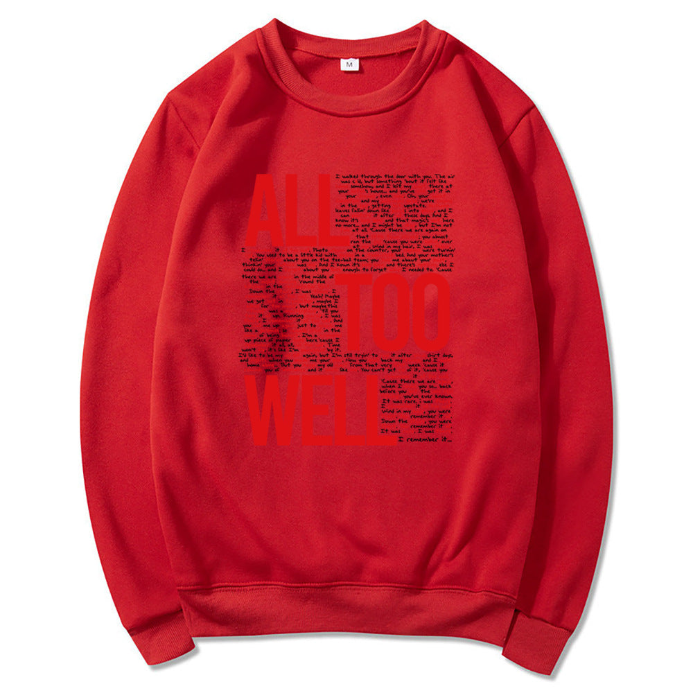 Vintage All Too Well Sweatshirt Eras Tour Mindnight Hoodie