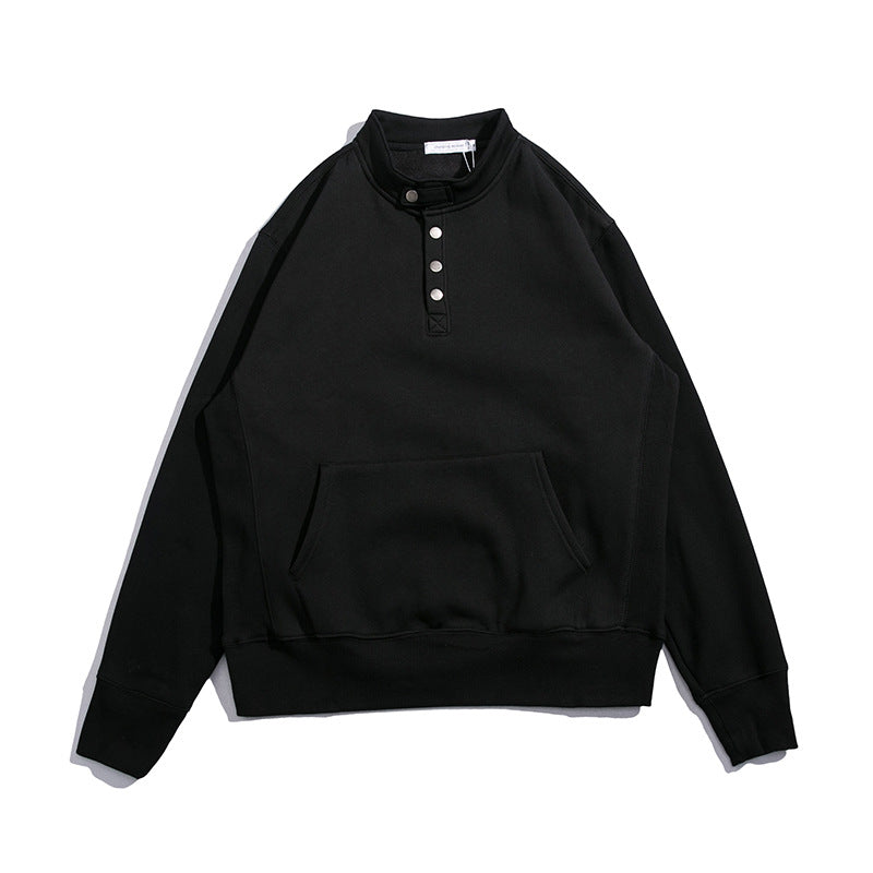 Man Fall Men's Hoodie Long Sleeve Loose Casual with Big Pockets Top