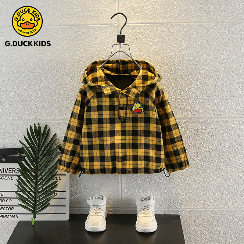 Toddler Boys Jackets Clothes Boy Handsome Hoodie Loose Casual Long Sleeves