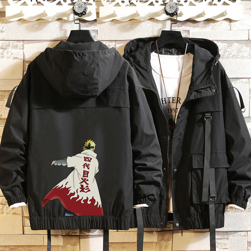 Men's Hoodie Loose Print Coat