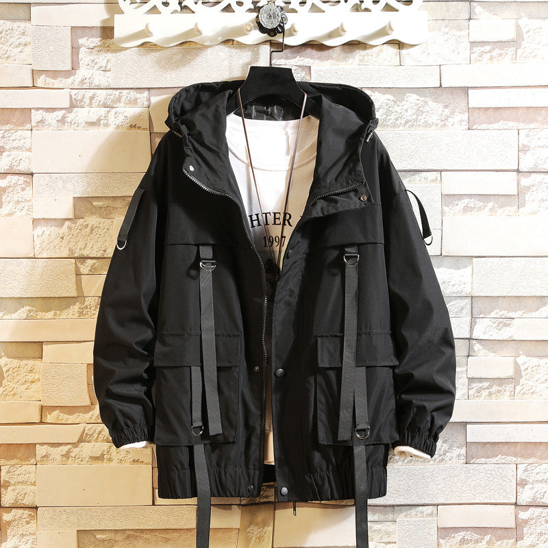 Men's Hoodie Loose Print Coat