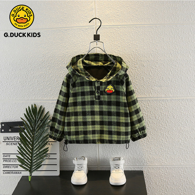 Toddler Boys Jackets Clothes Boy Handsome Hoodie Loose Casual Long Sleeves