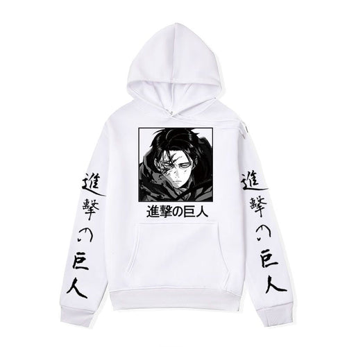 Anime Hoddies Anime Brushed Hoody Autumn and Winter Attack on Titan Series Hoodie Street Jacket Men