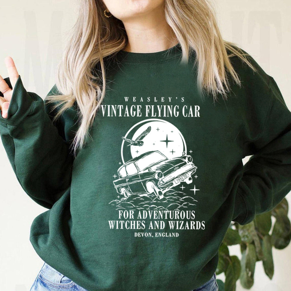 Flying Cars Crewneck Sweatshirt Hoodie