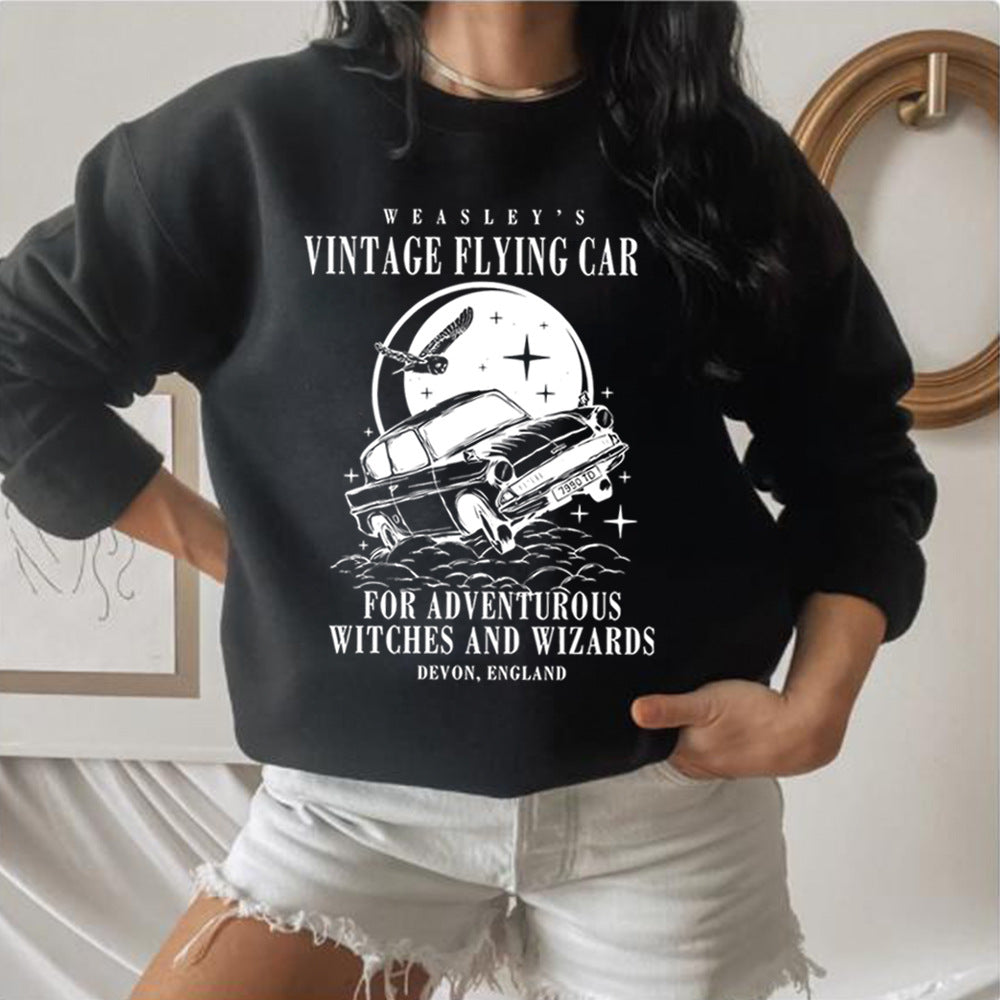 Flying Cars Crewneck Sweatshirt Hoodie
