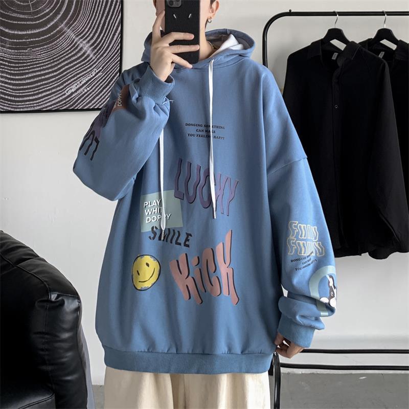 MEN'S Hoodie Cartoon Printed Coat