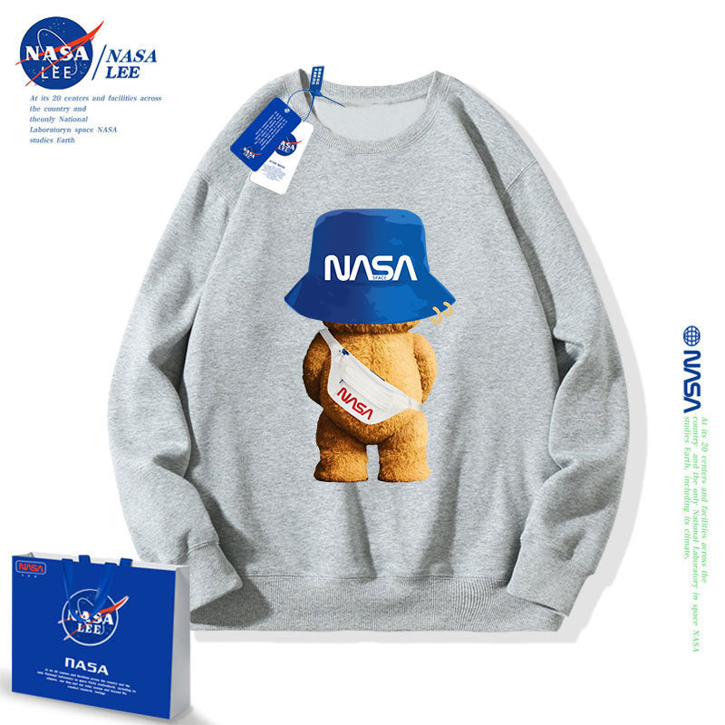 Nasa Children Hoodie Nasa Sweater Children'S Autumn Loose Round Neck