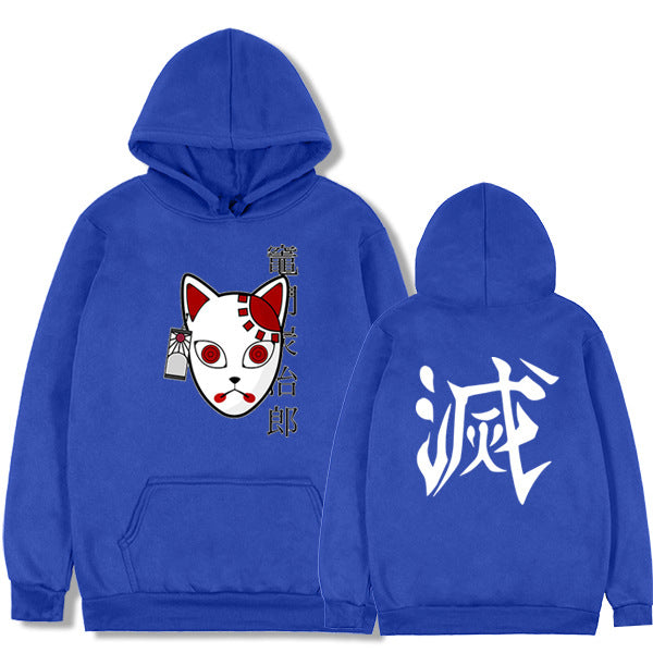 Anime Hoddies Demon Slayer Pullover Women Tanjiro Kamado Costume Hoodie