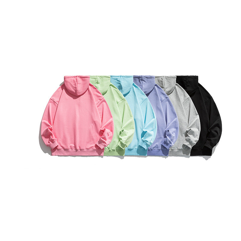 Men's Graphic Hoodies Men's Autumn Solid Color Hooded Sweater Men's Top