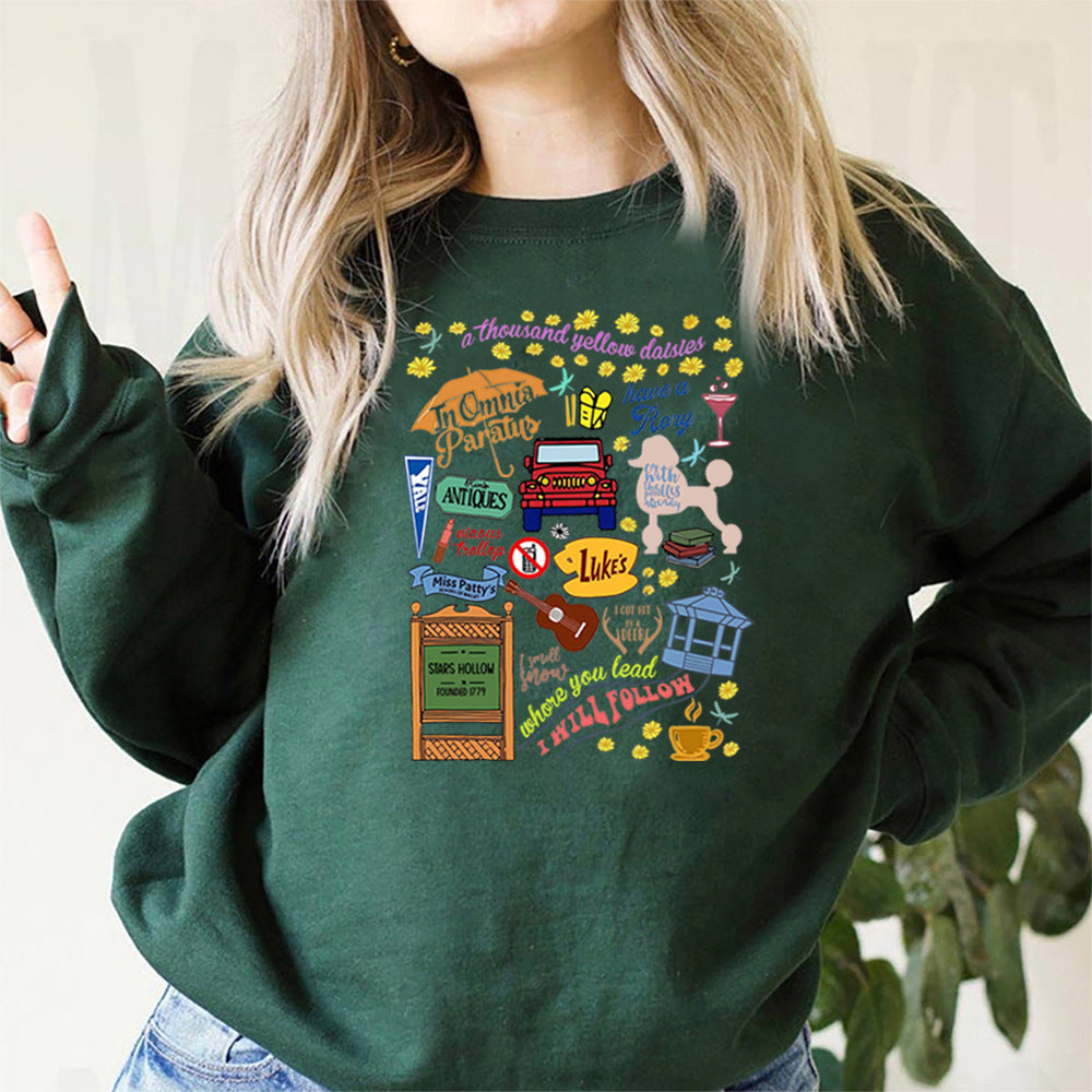 Girls Sweatshirt Stars Hollow Hoodie