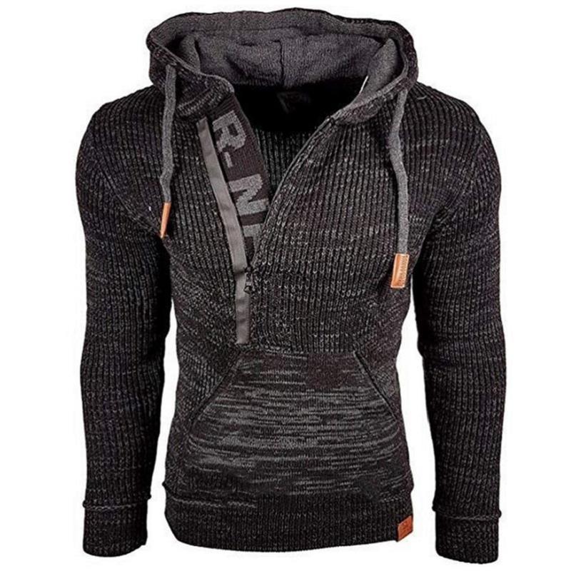 Baja Hoodie Sweater Hooded Pullover Long Sleeve Sweater