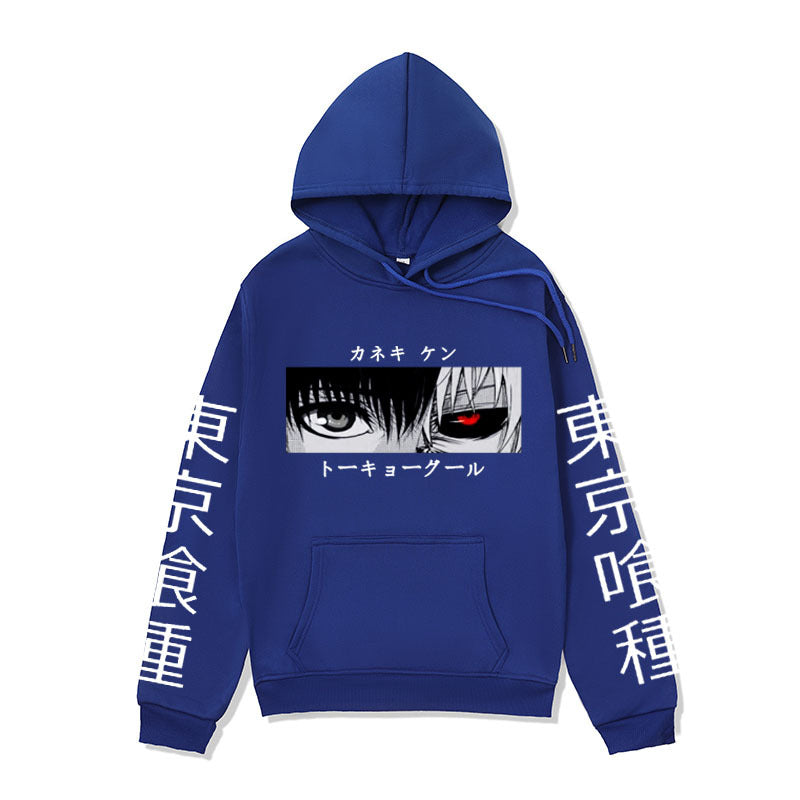 Anime Hoddies Food Series Sweater Velvet Padded plus Size Hoodie