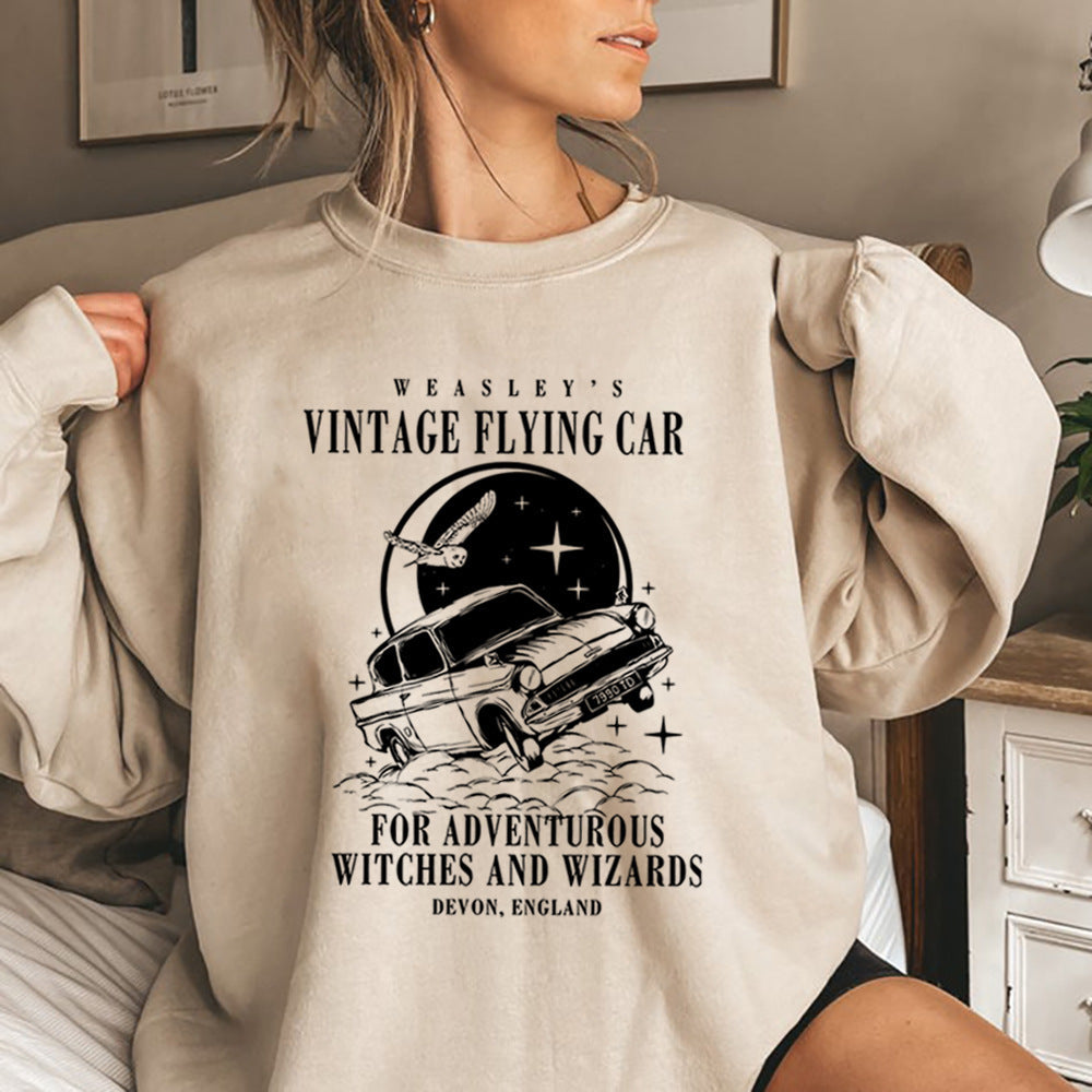 Flying Cars Crewneck Sweatshirt Hoodie